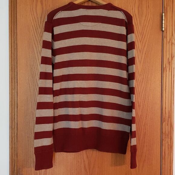 Very Nice American Eagle Vintage Fit Striped Sweater Sz L - Picture 2 of 6
